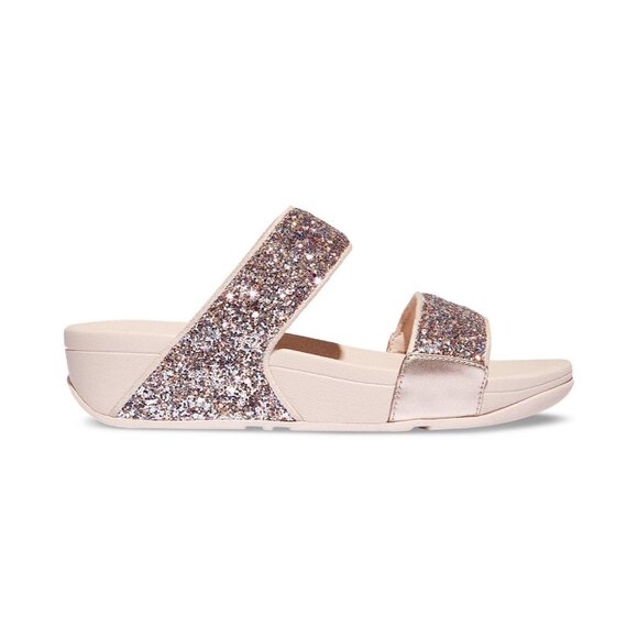 FitFlop Women's Lulu Multi-Tonal Glitter Wedge Sandals - Picture 2 of 4